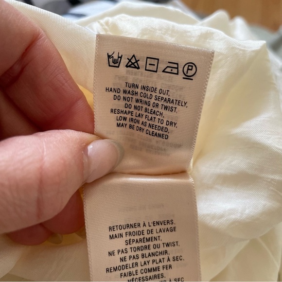 Anthropologie Maeve Chessia Diagonal Striped Lace Panel Sleeveless Dress Size 6 - Picture 11 of 12